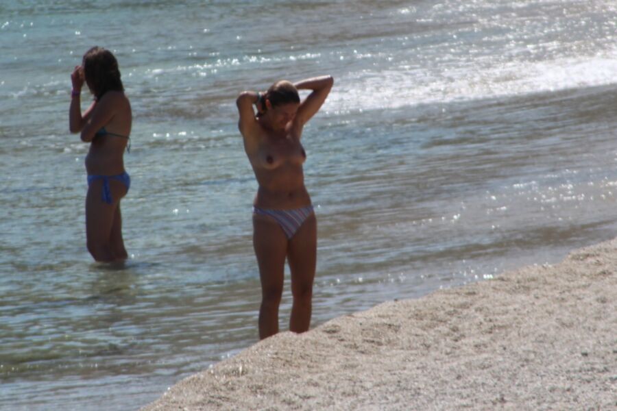 Free porn pics of Babe I caught topless in Kalafatis beach, Mykonos 7 of 10 pics