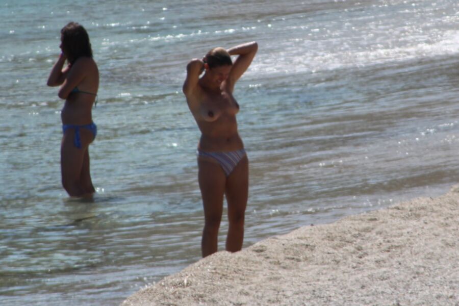 Free porn pics of Babe I caught topless in Kalafatis beach, Mykonos 8 of 10 pics
