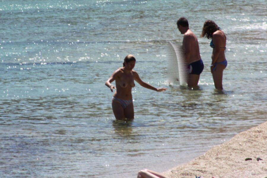 Free porn pics of Babe I caught topless in Kalafatis beach, Mykonos 1 of 10 pics