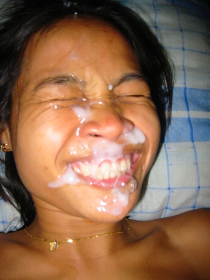 Messy facial for thai slut 4 of 9 pics