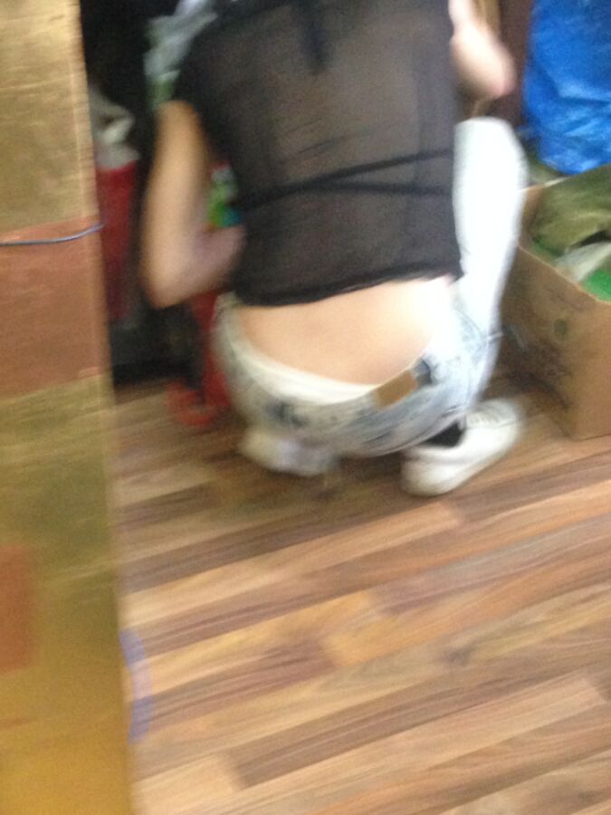 Free porn pics of Todays voyeur candid girls in leggins skirt thong edition 1 of 27 pics