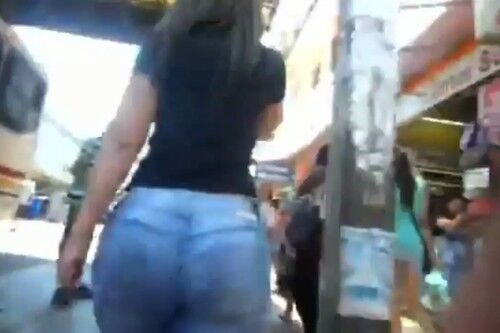 Free porn pics of Candid White Girl Bottle Shape Jeans 3 of 8 pics