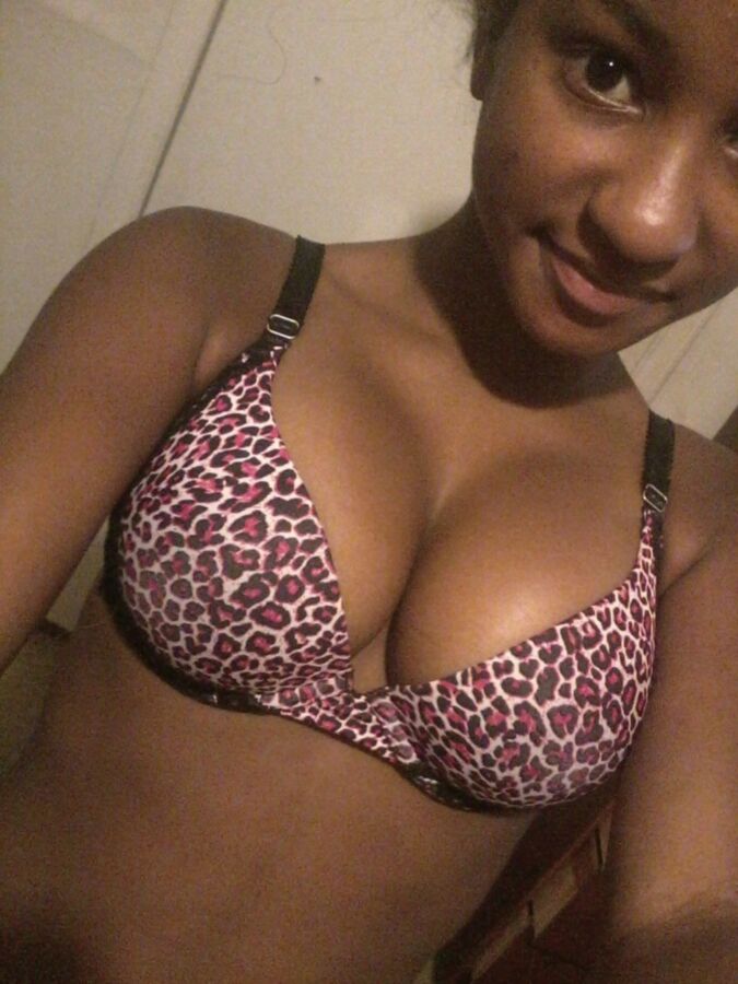 Free porn pics of Cute young black teen w/ awesome boobs! 16 of 26 pics