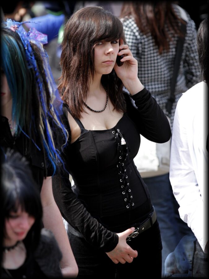 Free porn pics of lovely lil alt goth girls 13 of 63 pics