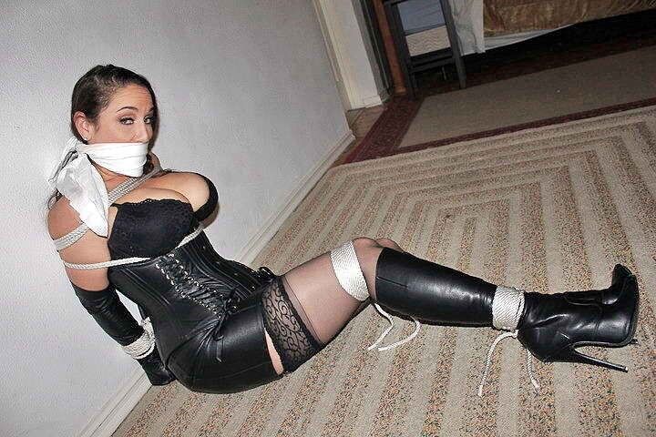 Bondage - Boots and Long Gloves.