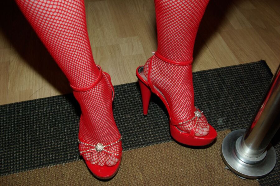 Free porn pics of Red nylons 11 of 42 pics