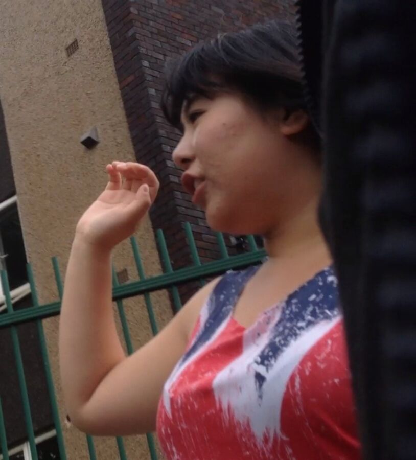 Asian BBW SEX-PIG poses for the camera! [UK Candid] 22 of 30 pics