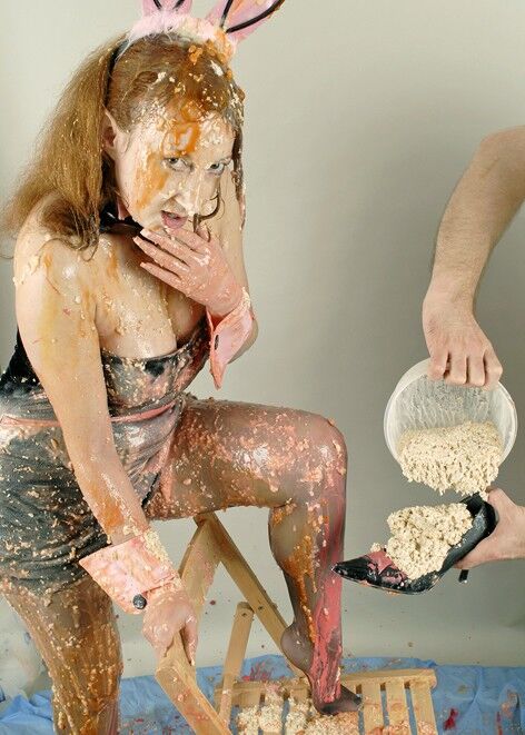 Free porn pics of Sext mature cunt being covered in all kinds of messy food 23 of 108 pics