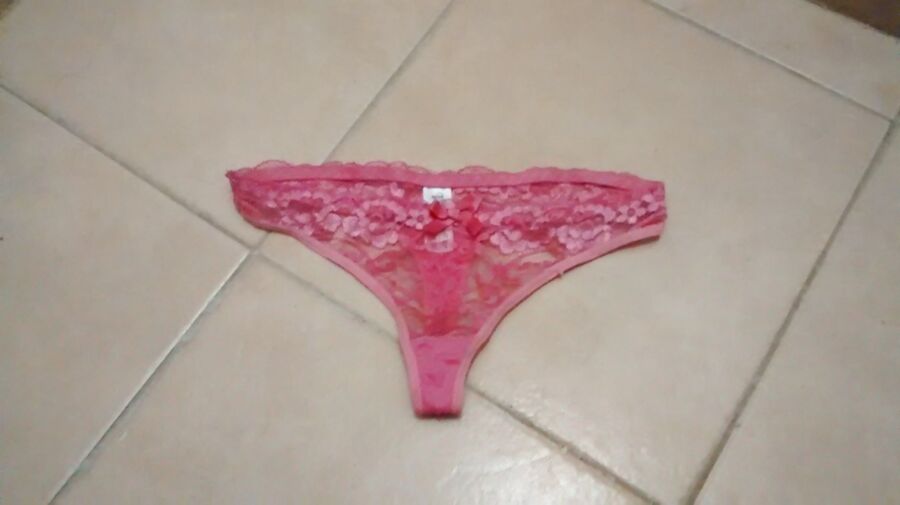 Free porn pics of i stole this beauty pinnk pantie from this whore blonde whore bi 8 of 9 pics