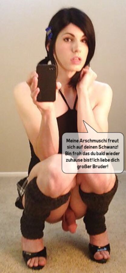 German captions Trans / tranny / shemale ( inz Trans Gay ladyboy 11 of 13 pics