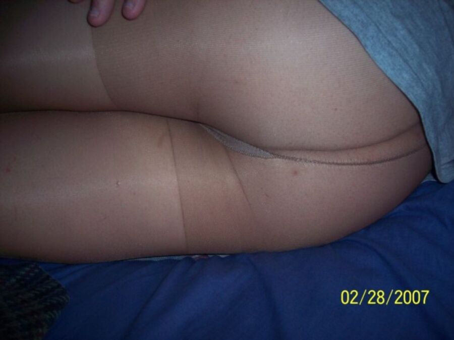 Free porn pics of Wife sleeping in pantyhose 16 of 29 pics