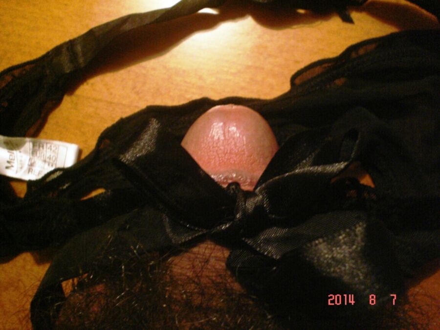 Free porn pics of Black thong my sexy GF 12 of 35 pics