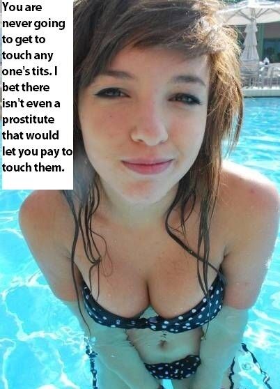 Free porn pics of Teens insulting and humiliating you losers 21 of 28 pics