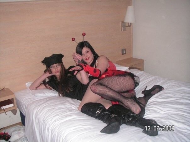 Free porn pics of Two chav slags, Gabby and Holly 1 of 26 pics