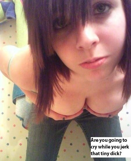 Free porn pics of Teens insulting and humiliating you losers 12 of 28 pics