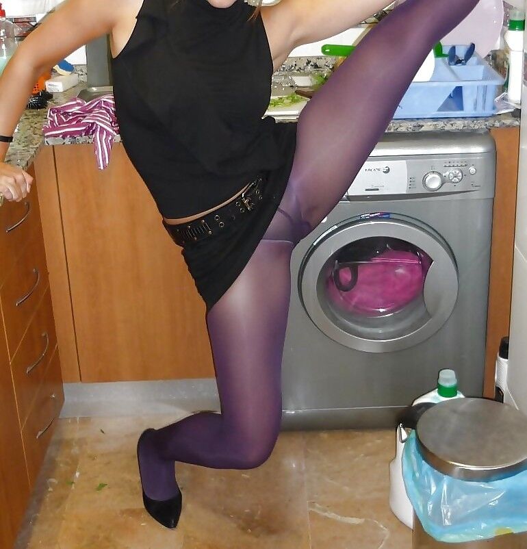 Free porn pics of Opaque tights and pantyhose 19 of 50 pics