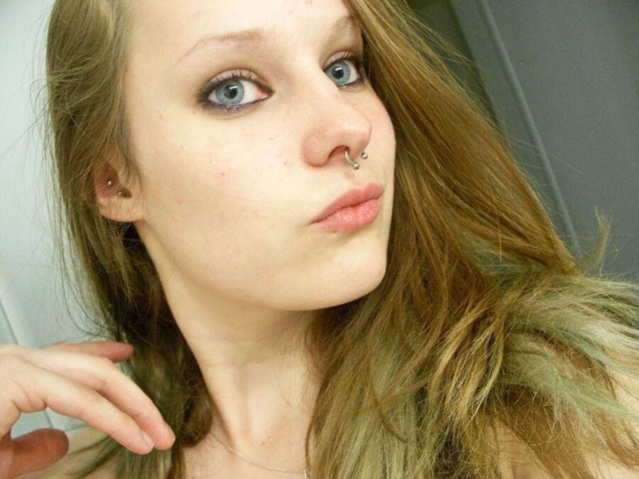 Free porn pics of Stoner Girl with Pigtails and Nosering 5 of 122 pics
