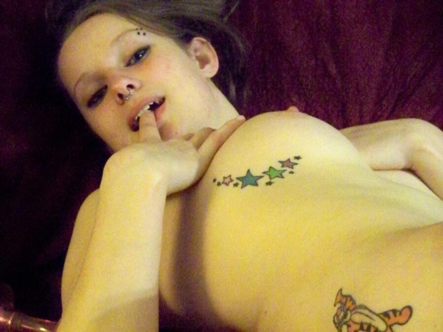 Free porn pics of Stoner Girl with Pigtails and Nosering 18 of 122 pics